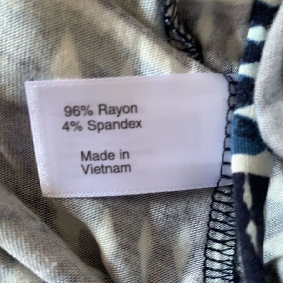 Lane Bryant Geometric Print Side Ruched Maxi Dress - Picture 6 of 8